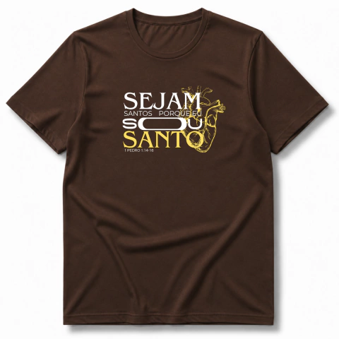 Camiseta Sejam Santos como Eu Sou - comprar online