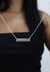 Colar personalizado plaquinha + nome - comprar online