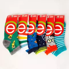 SOQUETES ESTAMPADOS DE VARON TALLE 2 ELEMENTO