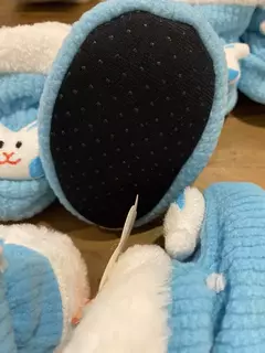 Pantumedias de piel Conejo celestte en internet