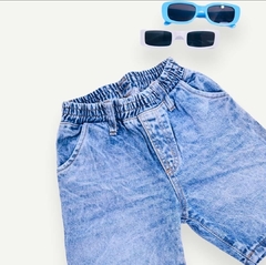 Bermuda Jean con Elastico Unisex