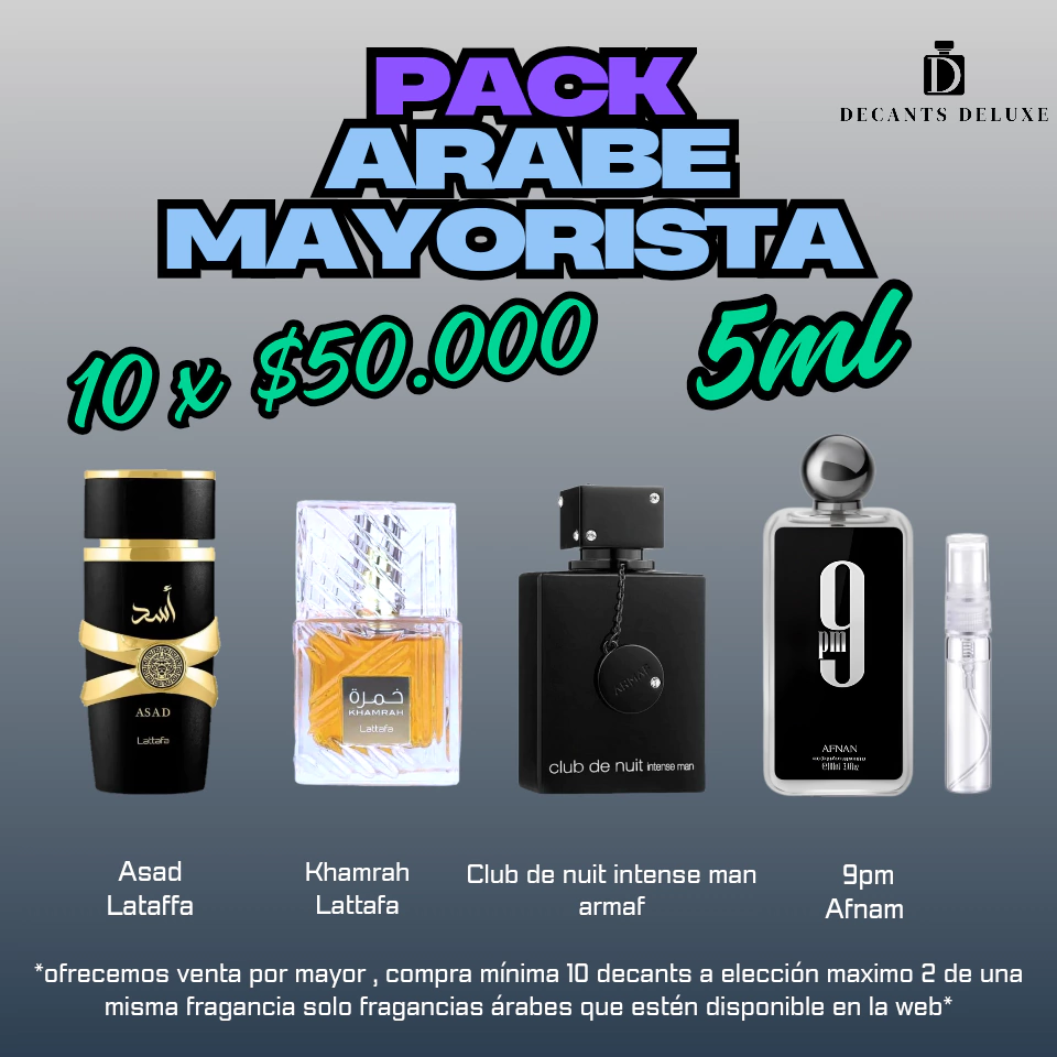 PACK MAYORISTA X 10 UNIDADES