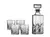 4 vasos + botella whisky - comprar online