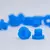 Borrachinha groomet haste sem trava - azul - comprar online