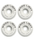 RODA DE SKATE INICIANTE WOOD LIGHT BRANCA 53mm - comprar online