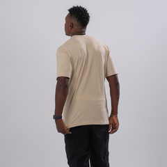 Camisetas Oversized Masculina 100% Algodão 30.1 Bege - loja online