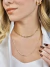 Colar Duplo Majestic: Banho Ouro 18k na internet