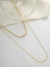 Colar Duplo Majestic: Banho Ouro 18k - comprar online
