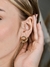 Brinco Círculo Elegance: Banho Ouro 18k - comprar online