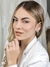 Brinco Duo Elegance: Banho Ródio Branco - loja online
