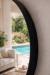 Espejo circular 70cm marco de hierro - comprar online