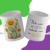 Caneca Forte Como Um Cacto, Resiliente Como Um Girassol. - comprar online