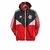 Jaqueta Corta-Vento Flamengo 23/24 Masculina Adidas - Vermelha e preto com detalhes em branco