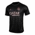 Camisa Paris Saint-Germain PSG Pré-jogo 24/25 - Torcedor Jordan Masculina - Preta com detalhes em cinza e rosa