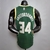Camiseta regata verde do Milwaukee Bucks, modelo masculino, com nome "Antetokounmpo" e número 34 nas costas.