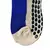 Meia de Futebol Antiderrapante Cano Baixo - Azul escuro com bolhas em preto e no branco na internet