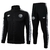 kit treino da alemanha temporada 2025 com ziper longo jaqueta e calça na cor preta