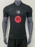 camisa modelo jogador barcelona ii temporada 24/25 nas cores preto com detalhes vermelho e azul