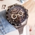 relogio Tag Heuer Calibre Heuer Carrera com cores marrom
