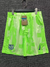short torcedor do barcelona iii temporada 24/25 cor predominante em verde fluorescente