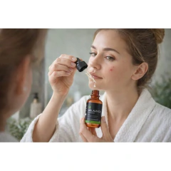 Óleo Essencial de Melaleuca Tea Tree Puro Tropfen 10mL - Combate Queda de Cabelo, Acne e Antifúngico - Go Baby Natural