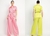 JUMPSUIT SATINADO ROSA FLUORESCENTE