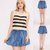 FALDA GLOBO DENIM
