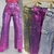 JEANS FOIL COLOR ROSA