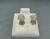 Broquel de oro, flor blanca - comprar en línea