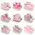 Imagem do Tênis antiderrapante com sola macia infantil, Sapatos de princesa Rosa Bebê