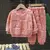 Conjunto de pijamas de pelinho - loja online