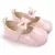 Tênis antiderrapante com sola macia infantil, Sapatos de princesa Rosa Bebê