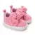 Tênis antiderrapante com sola macia infantil, Sapatos de princesa Rosa Bebê - loja online
