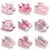 Tênis antiderrapante com sola macia infantil, Sapatos de princesa Rosa Bebê