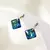 Aros Princess Cut 11mm - Venecia Joyas