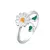 Anillo Flor Margarita Plata 925