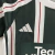 Kit Infantil Manchester United II 23/24 Adidas - Verde com detalhes em branco - Alfa Esporte