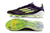 Chuteira Adidas F50 Elite - Preto com detalhes Cinza/Verde/Dourado - (cópia)