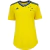Camisa Cruzeiro III 22/23 - Torcedor Adidas Feminina - Amarela com detalhes em verde