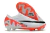 Nike Air Zoom Mercurial Vapor 15 Elite White Football Boot with Orange Detail - buy online