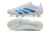 Chuteira Adidas Predator Falcon Branco com detalhes Azul na internet