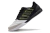 Chuteira Futsal Adidas Competition Couro - Preto com detalhe Verde Fluorescente e Branco - loja online