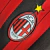 Camisa Retrô AC Milan 2013/2014 manga longa - Masculina Adidas - Preta e vermelha com detalhes em dourado - tienda online