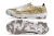 Mizuno Alpha Society Football Boot in Japan White with Gold detail
