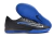 Chuteira Futsal Nike Phantom Academy Elite Preto com detalhe Azul