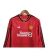 Kit Infantil Manchester United I manga longa 23/24 - Adidas - Vermelho com detalhes em preto on internet