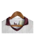 Kit Infantil Manchester City II 23/24 Branco com detalhes em vinho e laranja - loja online