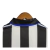 Camisa Newcastle Retrô 2000/01 - Adidas Masculina - Branca com listras pretas e detalhes em azul