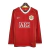 Camisa Retrô Manchester United I 2006/2007 manga longa - Nike Masculina - Vermelha com detalhes em amarelo e branco