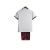 Kit Infantil Manchester City II 23/24 Branco com detalhes em vinho e laranja - comprar online
